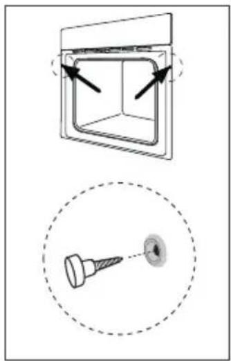 BLAUPUNKT 5B30P0250 - SECURING THE OVEN TO THE CABINET - 1