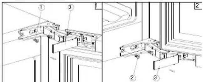 BLAUPUNKT 5WK830FF0 - REVERSING THE DOOR HINGE - 1