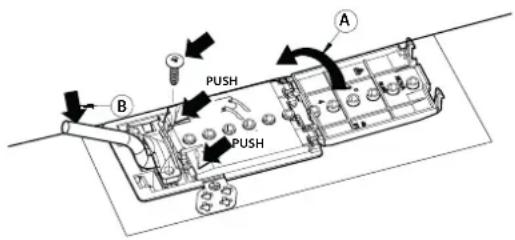 BLAUPUNKT 5RE64450 - CONNECTION TO THE TERMINAL BLOCK - 1