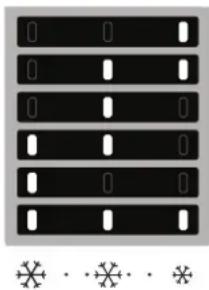 BLAUPUNKT 5CN224FD0 - Leds branden Ingestelde temperatuur - 1