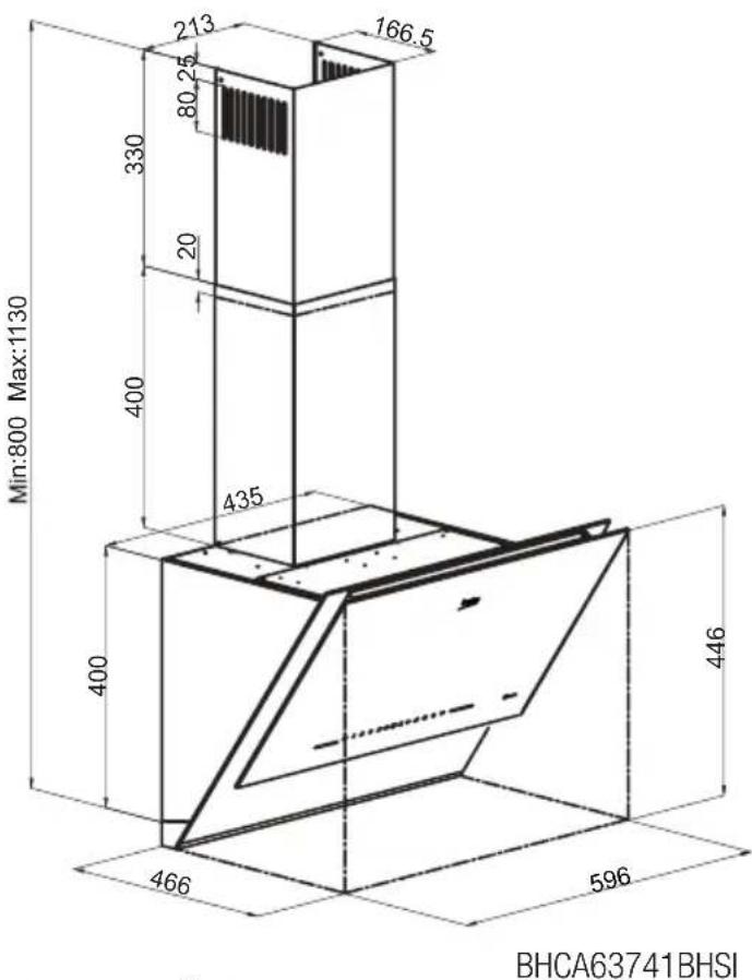 BEKO BHCA63741BHSI - Aspect general - 2