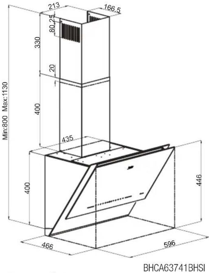 BEKO BHCA63741BHSI - Apparence générale - 2