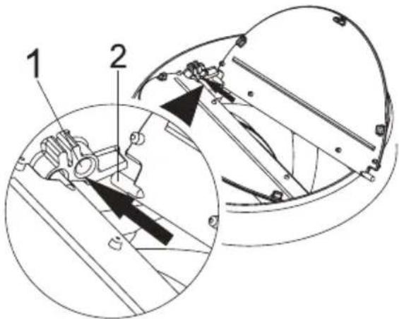 BEKO BHCA63741BHSI - Instalarea deflectorului de aer - 2