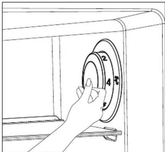 BEKO RCNE520K20XP - Sıçaklı ayarduğmesi - 1