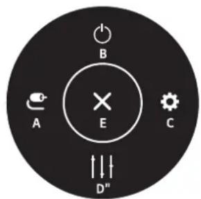 LG 24BR400 - Attivazione del menu principale - 3