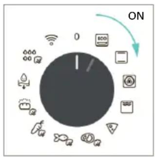 CANDY CA6 N5B3LYTX - SWITCHING ON/OFF THE OVEN - 1