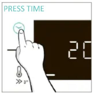 CANDY CA6 N5B3LYTX - TIME MENU - 1