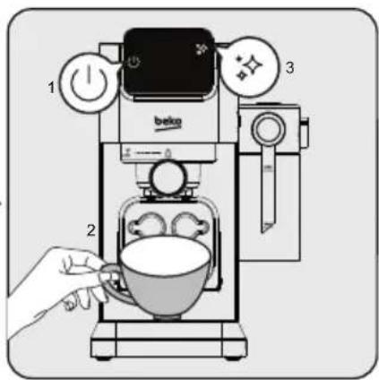 BEKO CaffeExperto CEP 5464 DX - First Time Use - 6
