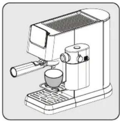 BEKO CaffeExperto CEP 5464 DX - Ajustarea înălțimii pentru diferite dimensiuni ale ceștilor - 1