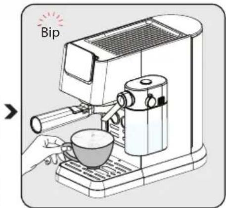 BEKO CaffeExperto CEP 5464 DX - Vaření cappuccina a latte - 7