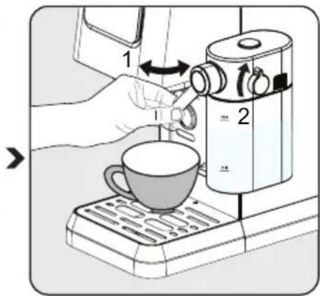 BEKO CaffeExperto CEP 5464 DX - Preparare Cappuccino &amp; Latte - 2