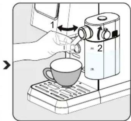 BEKO CaffeExperto CEP 5464 DX - Brewing Cappuccino &amp; Latte - 2