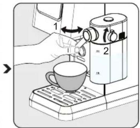 BEKO CaffeExperto CEP 5464 DX - Cappuccino und Latte zubereiten - 2