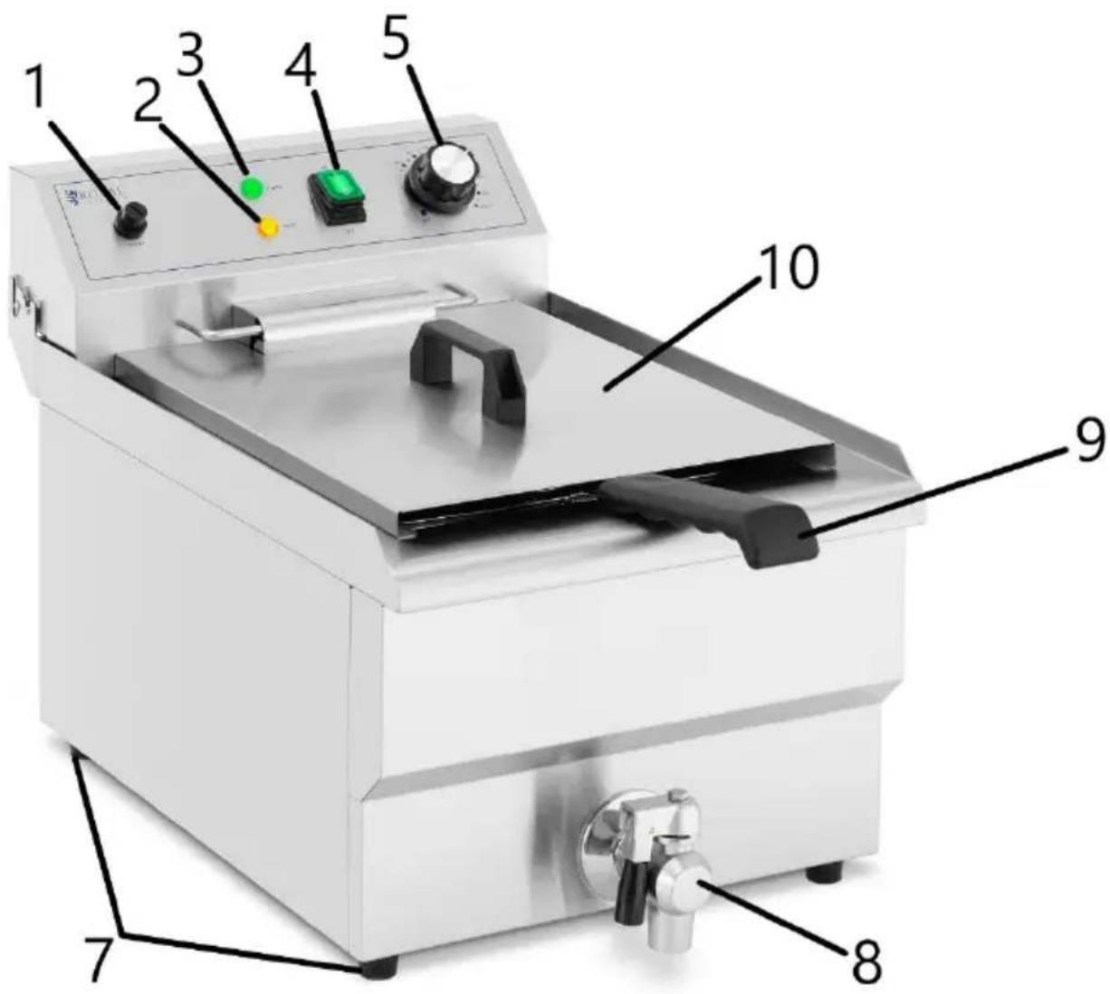 Royal Catering RCPSF 9ETH - Device description - 4