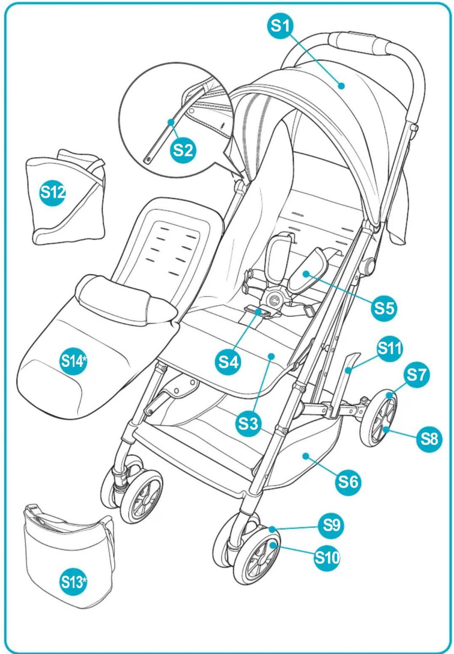COSATTO Woosh 2 - Buggy 33- Sluiten: - 2