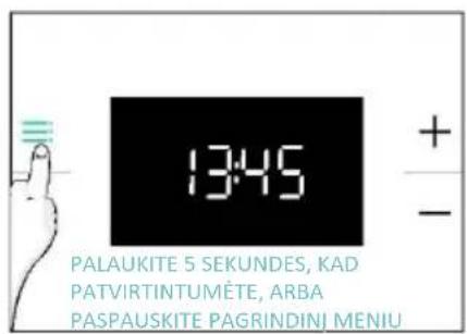 CANDY CA6 NP3T2HTB - LAIKRODŽIO NUSTATYMAS - 3