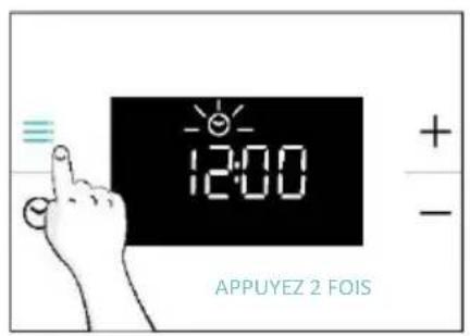 CANDY CA6 NP3T2HTB - RÉGLAGE DE L'HORLOGE - 1