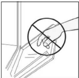 CANDY CA6 NP3T2HTB - OUTSIDE THE OVEN: removal and cleaning the glass door - 5