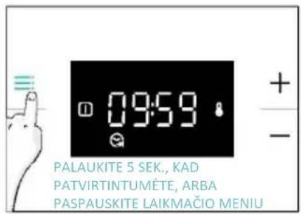 CANDY CA6 NP3T2HTB - ORKAITĖS IJUNGIMAS / IŠJUNGIMAS - 1