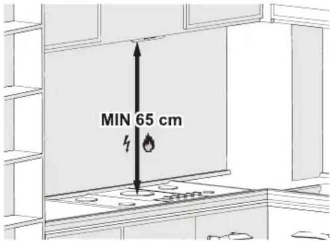 BEKO HNT62610BH - Position of the appliance - 1