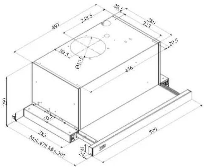 BEKO HNT62610BH - Date tehnice - 1