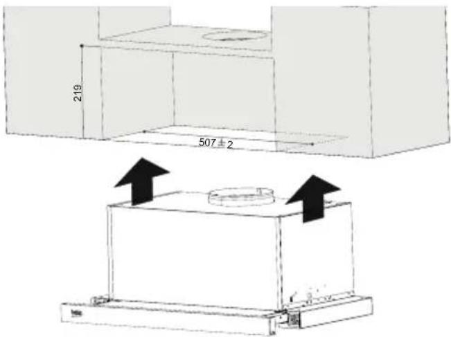 BEKO HNT62610BH - Gerät installieren - 3