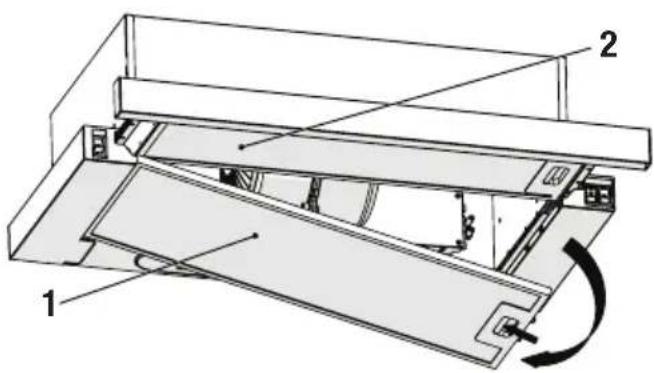 BEKO HNT62610BH - Nettoyage du filtre à graisse - 1