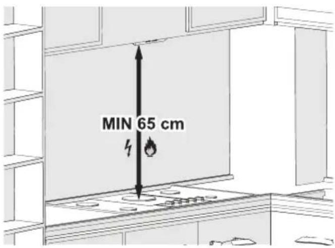 BEKO HNT62610BH - Position de l'appareil - 1
