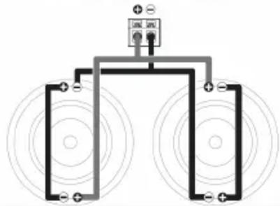 PHOENIX GOLD ZP12D4 - SUBWOOFER CONNECTIONS - 4