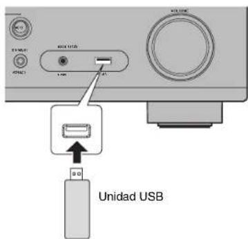 YAMAHA HTR-5072 - Reproducción de música almacenada en una unidad USB - 1