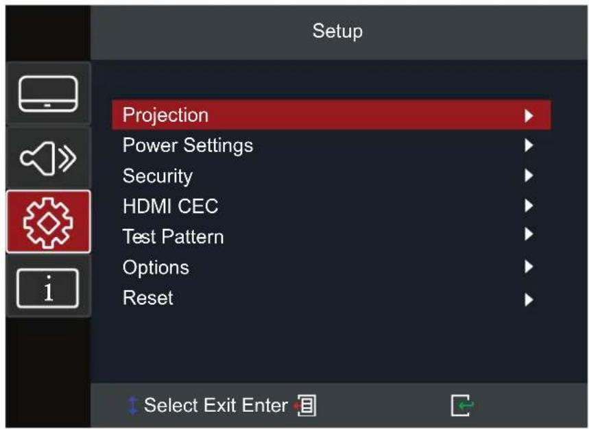 VIEWSONIC V57-4K - Setup Menu (Menu Configuration) - 1