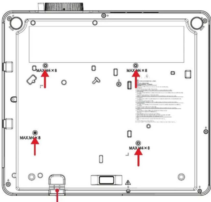 VIEWSONIC LSC730WU-ST - Montage du projecteur - 1