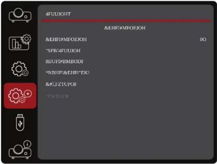 VIEWSONIC LSC601-4K - Settings (Paramètres) - 8