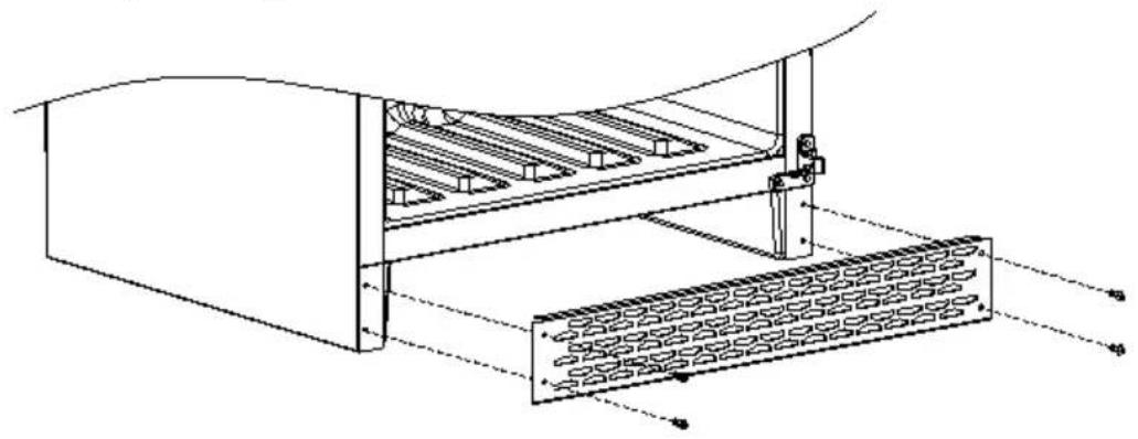 Witt WCU6082-2BG - Montage de la grille d'airation - 1