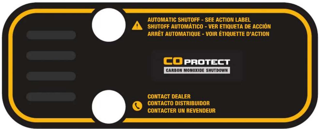 DEWALT DXGNR8000 - Système de détection du monoxyde de carbone (CO) et d'arrêt (le cas échéant) - 2
