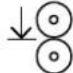 SEAL 62 Pro S - Roue de réglage de la ligne de contact (2), roue dentée - 1