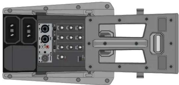 Vonyx VX820 - OPENING THE LID - 2