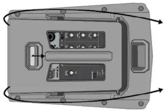 Vonyx VX820 - HET OPENEN VAN DE KLEP - 1