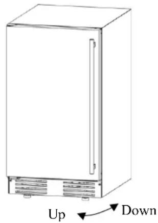 Summit BIM182ADA - Leveling the Icemaker - 1