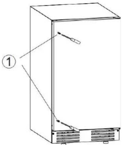 Summit BIM182ADA - INSTALLATING THE HANDLE. - 1