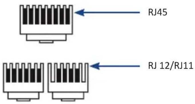 RJ45 RJ 12/RJ11