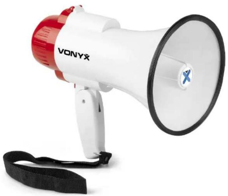 Vonyx MEG025 - MEG025 Megaphone 25W - 1