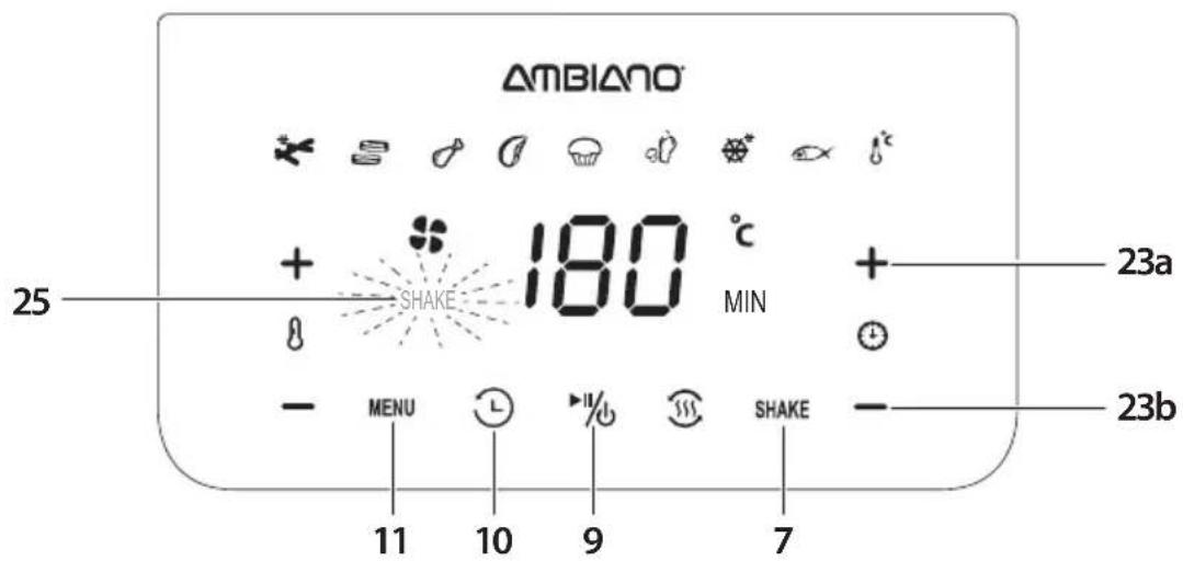 Ambiano GT-AF-14 - SHAKE-functie - 2