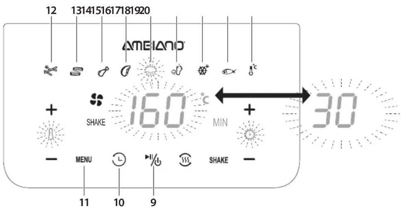 Ambiano GT-AF-14 - Benutzen Sie die Start-Verzöge- - 3