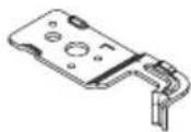 MIDEA MRU21F6AWW - Parts included with the hinge kit: - 1