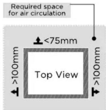 MIDEA MRU21B6ASL - Dimensions and Clearances - 2