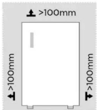 MIDEA MRU21B6ASL - Dimensions and Clearances - 1