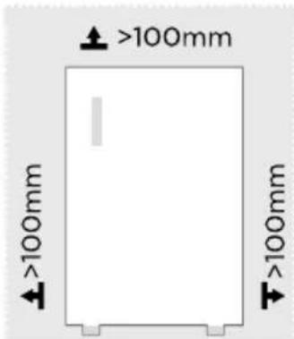 MIDEA MRU21B6ASL - Dimensions et dégagements - 1