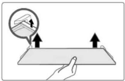 MIDEA MRU21B6ASL - Cleaning of glass shelf - 1