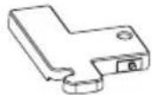MIDEA MRU21B6ASL - Parts included with the hinge kit: - 2